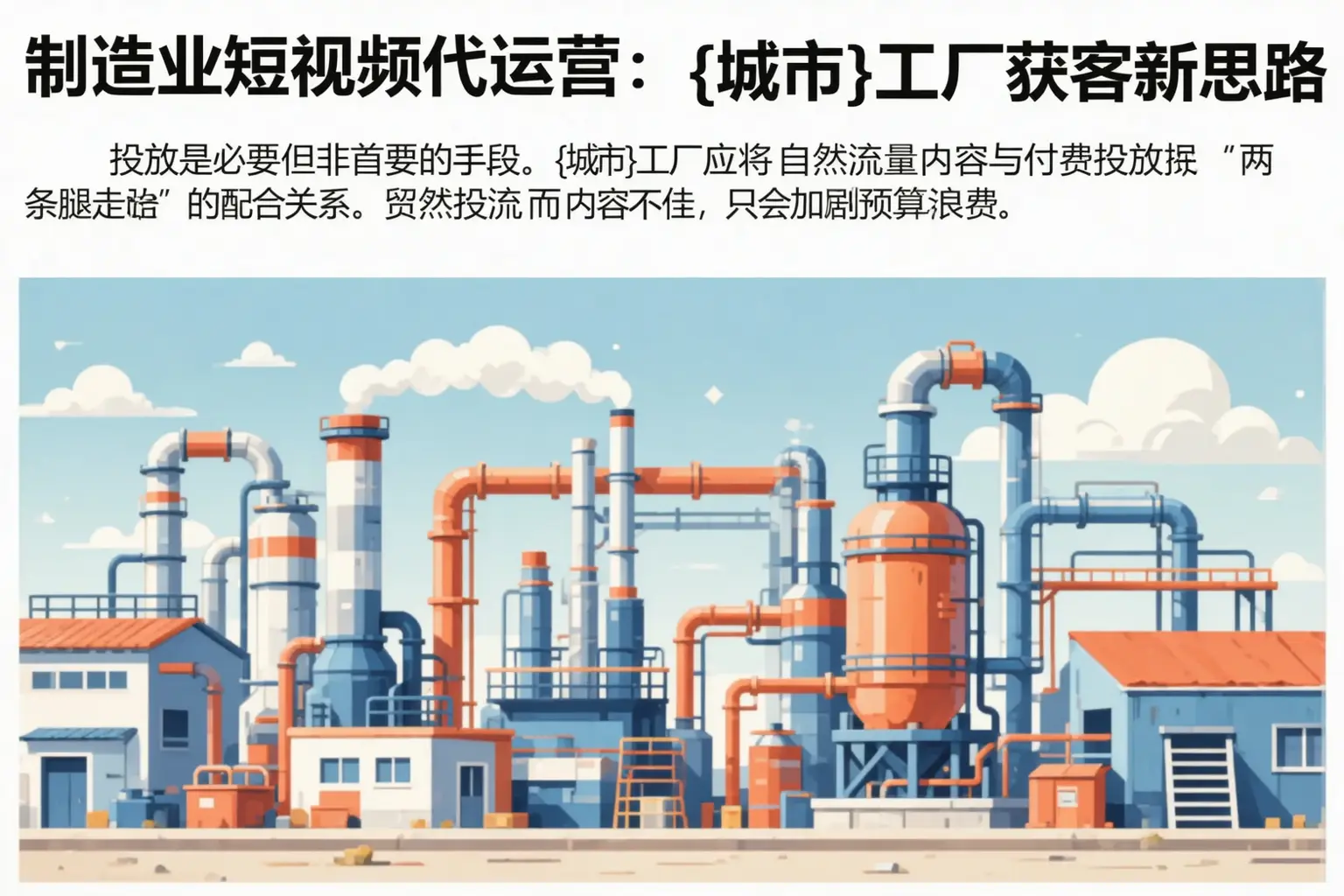 制造业短视频代运营:英吉沙工厂获客新思路